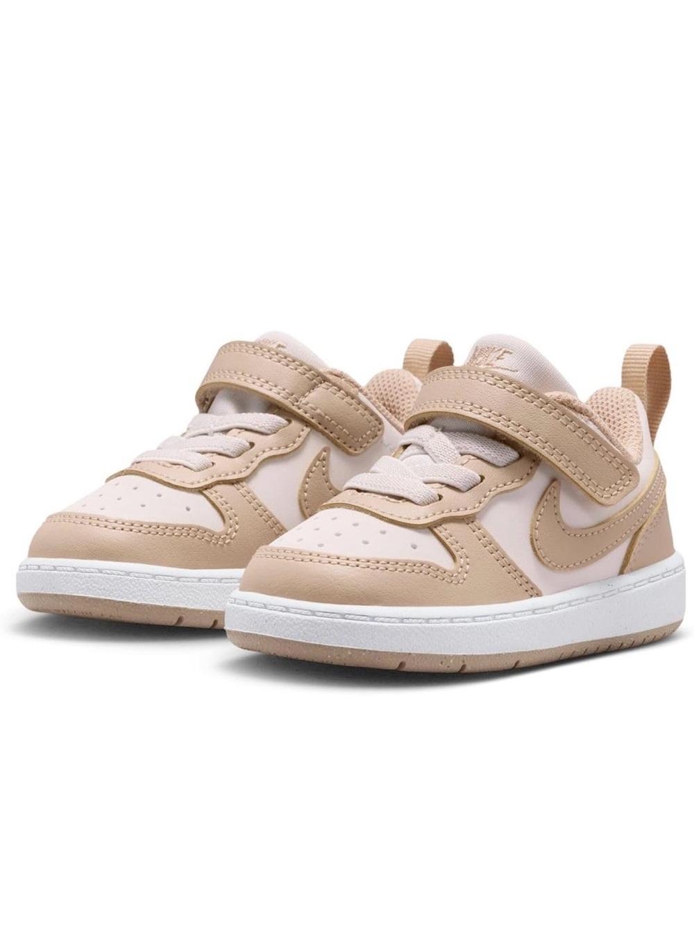 Nike Kids Tan and Cream Low-Top Sneakers